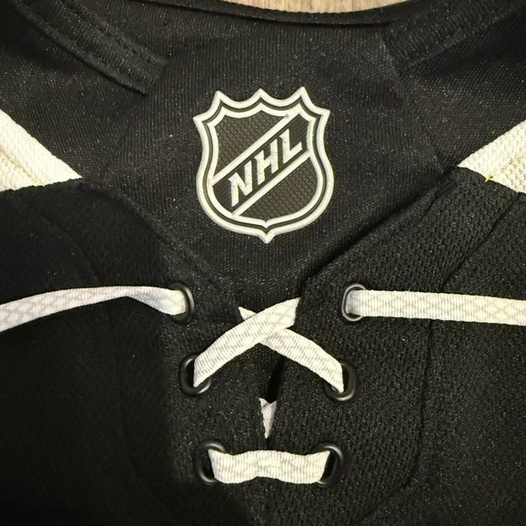 Authentic Boston Bruins Premium Jersey W/Fighting Strap Black NWOT $180